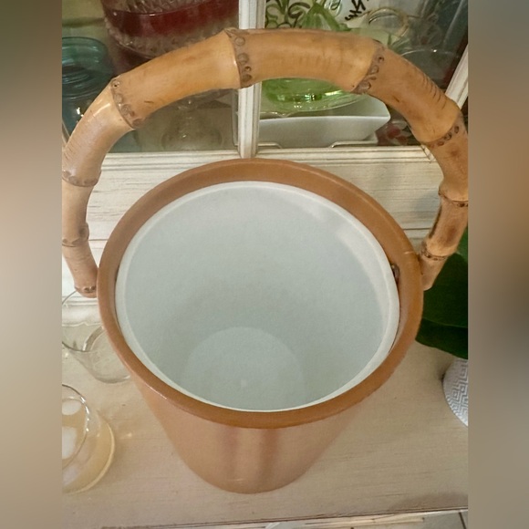 MCM vintage bamboo ice bucket - Picture 3 of 5